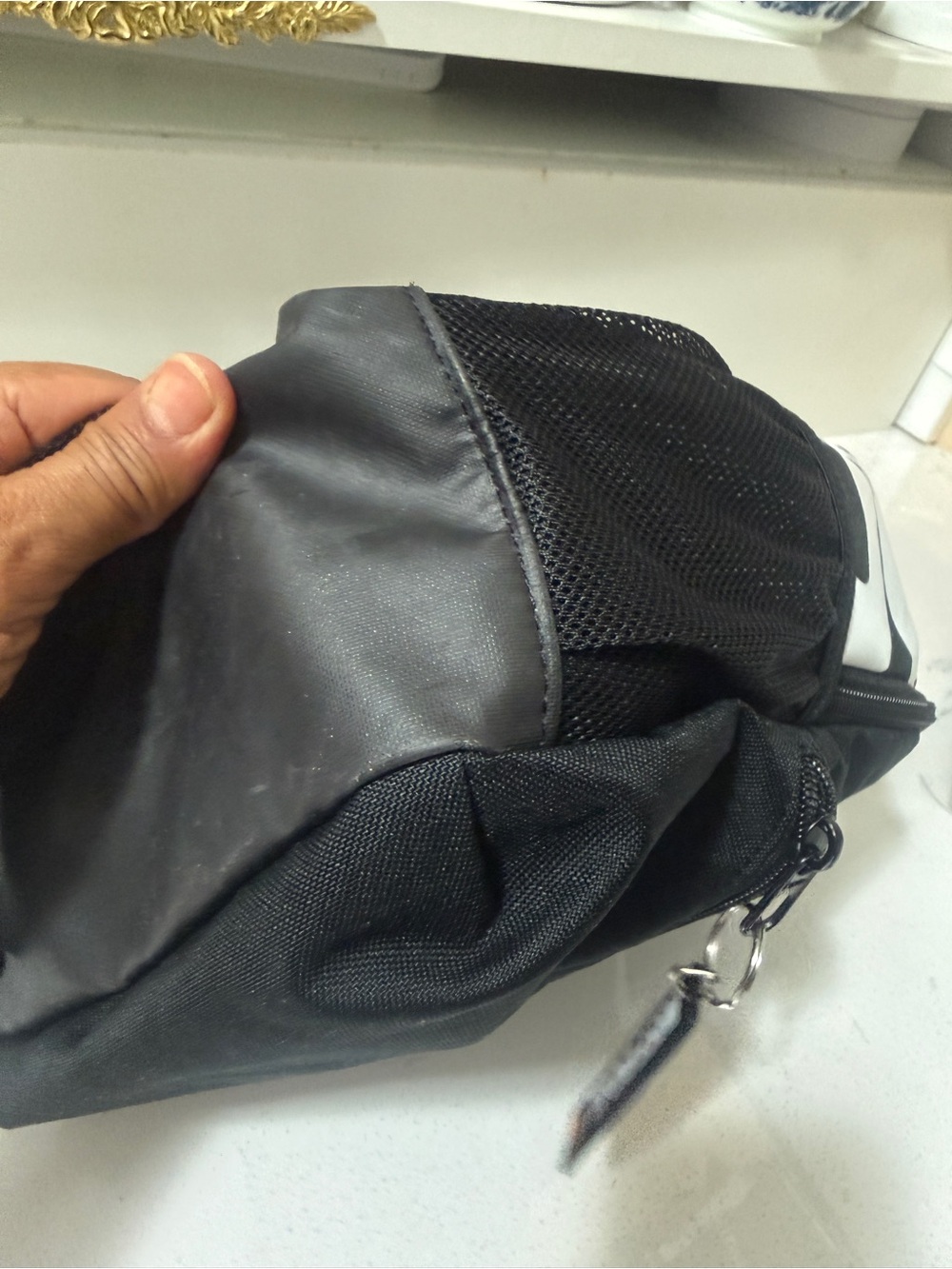 Nike Black & White Mini Backpack - Iconic Swoosh - Picture 7 of 16